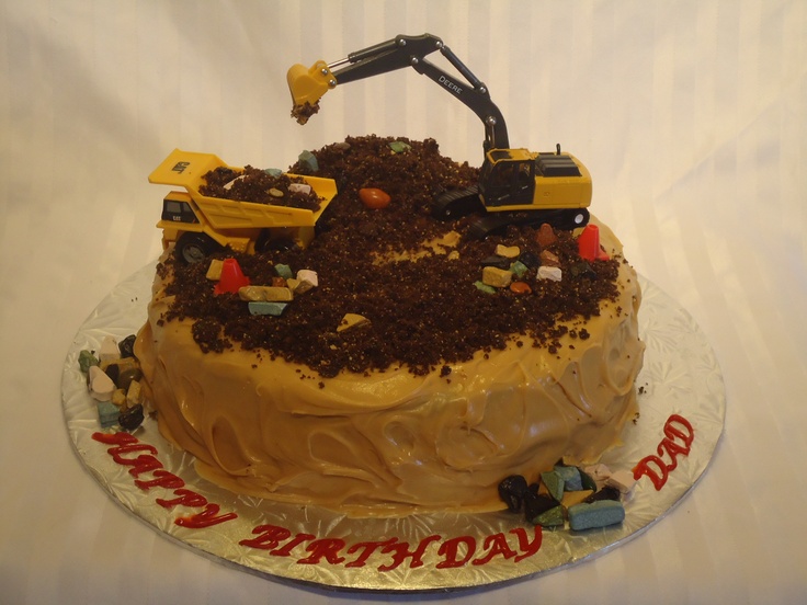 Heavy Construction Equipment Cake