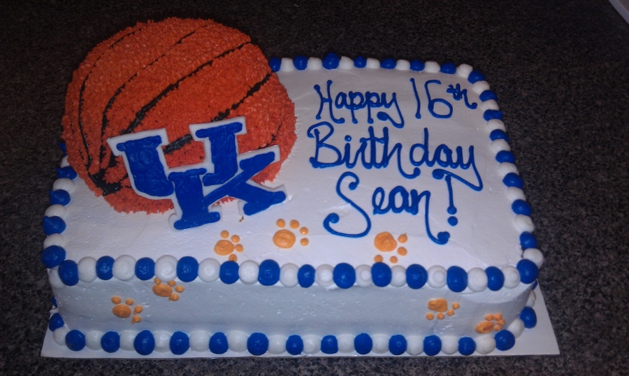 Kentucky Wildcat Birthday Cake