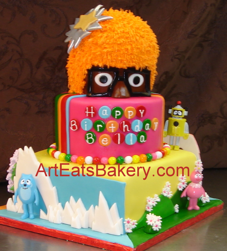 11 Photos of Customized Yo Gabba Gabba Birthday Cakes