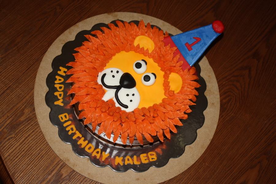 Lion Birthday Cake