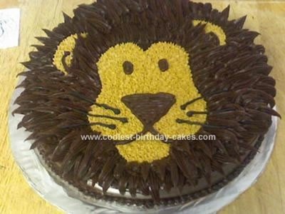 Lion Birthday Cake