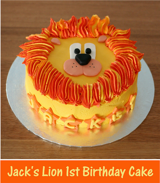 Lion Birthday Cake