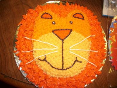 Lion Birthday Cake