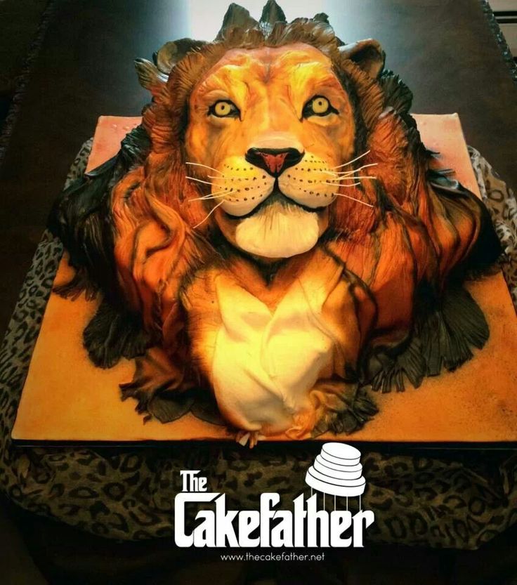 Lion Birthday Cake