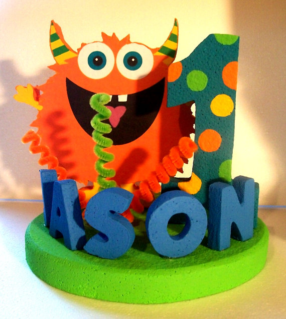 Little Monster Birthday Cake