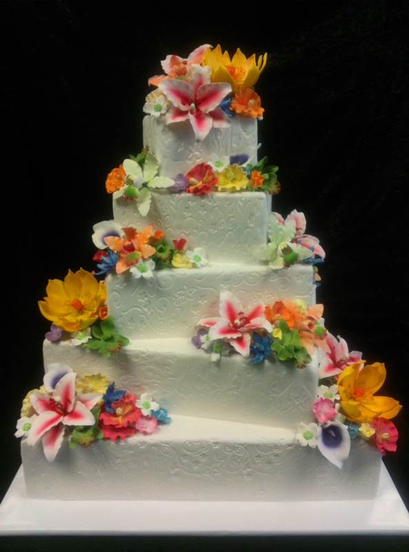 Mediterranean Wedding Cake