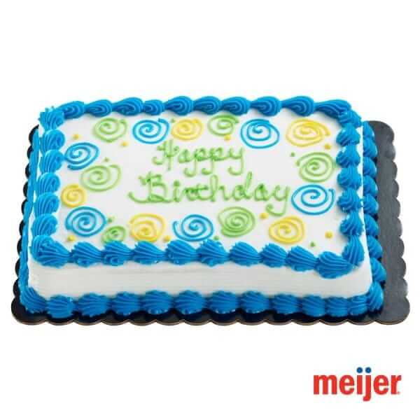 Meijer Bakery Birthday Cakes