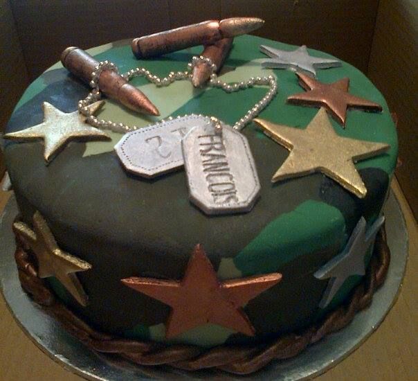 Military Themed Birthday Cakes