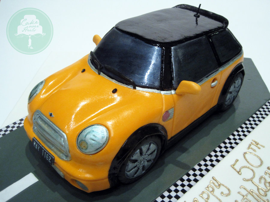 Mini Cooper Birthday Cake