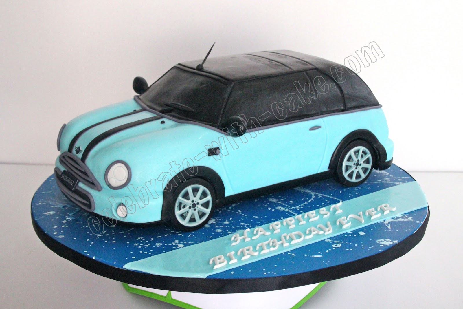 Mini Cooper Car Cake