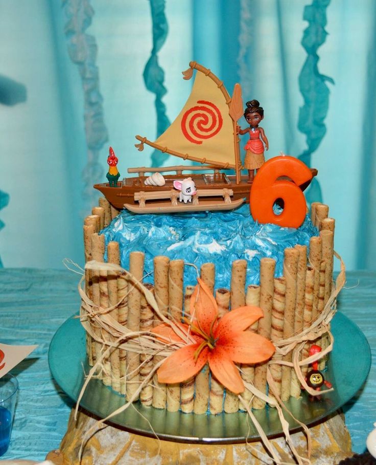 Moana Birthday Party Cakes