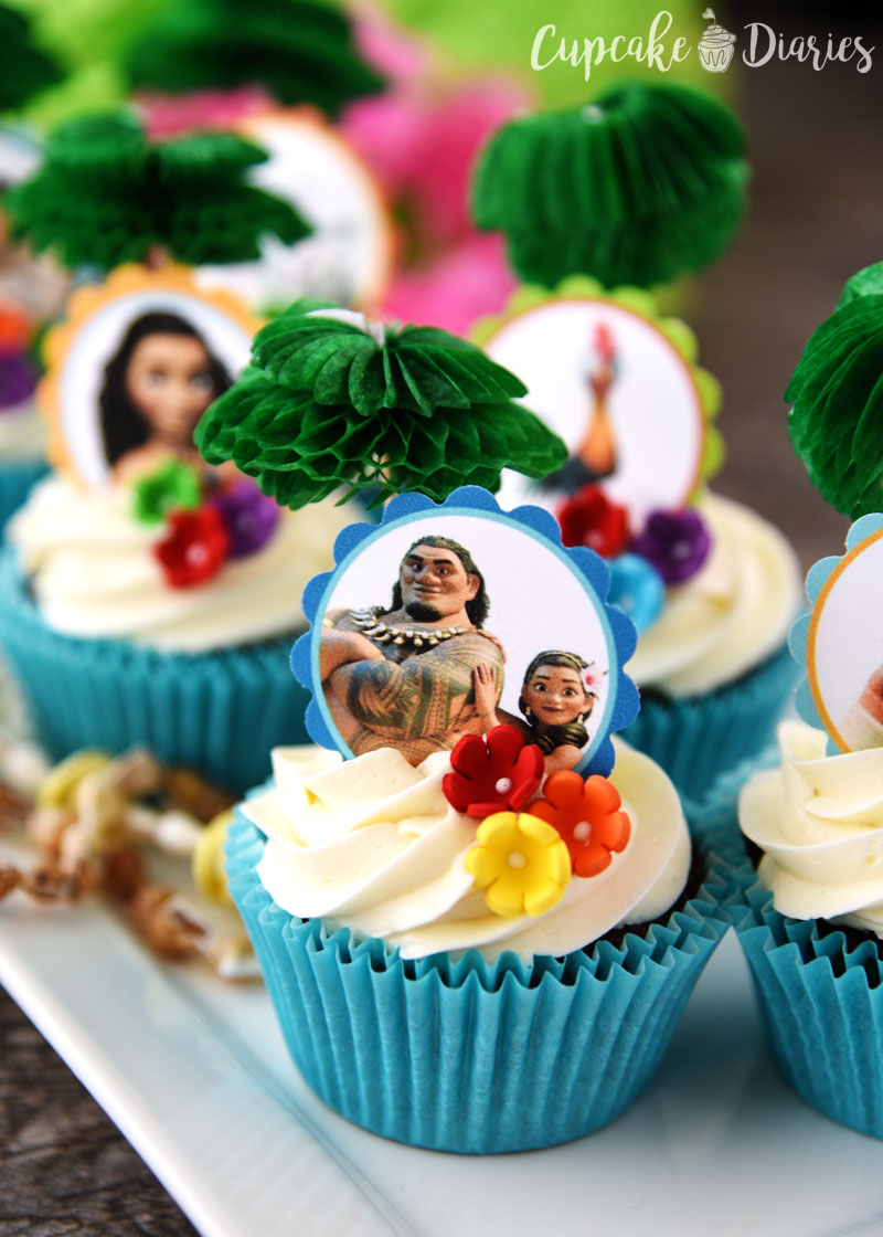 Moana Cupcake Ideas for Birthday Party