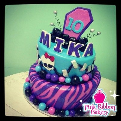 Monster High Birthday Cake