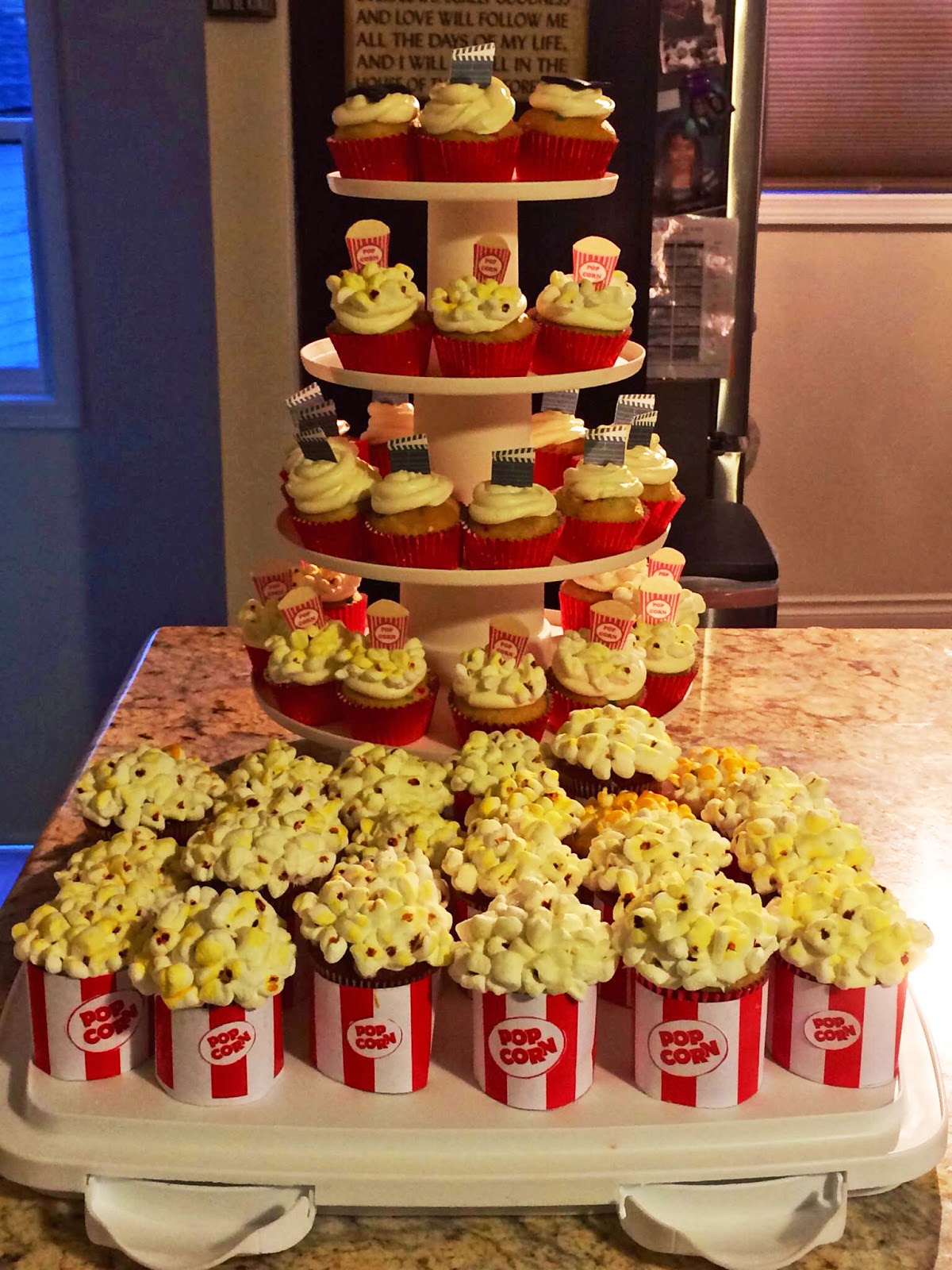 Movie Themed Birthday Cupcakes