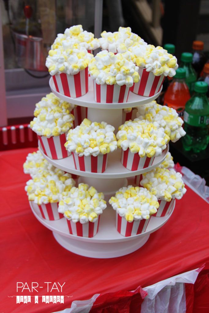 Movie Themed Party Cupcakes