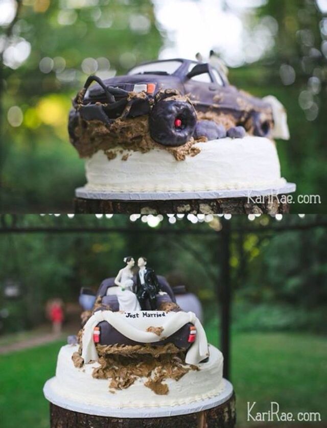 Mud Truck Wedding Cake