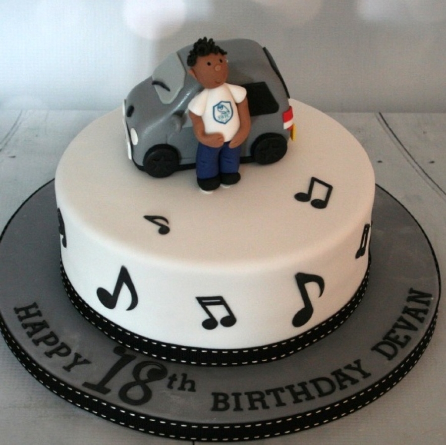 Music Themed Birthday Cake