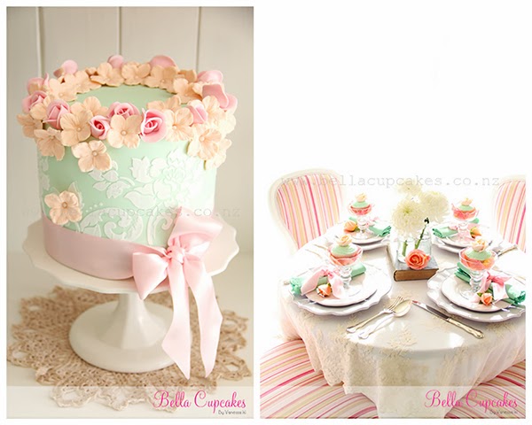 Pastel Color Birthday Cake