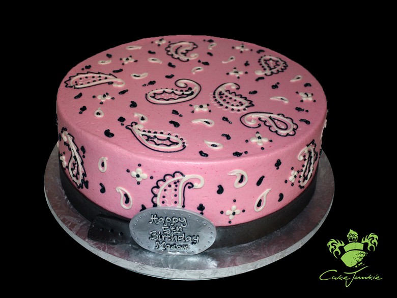 Pink Bandana Cake