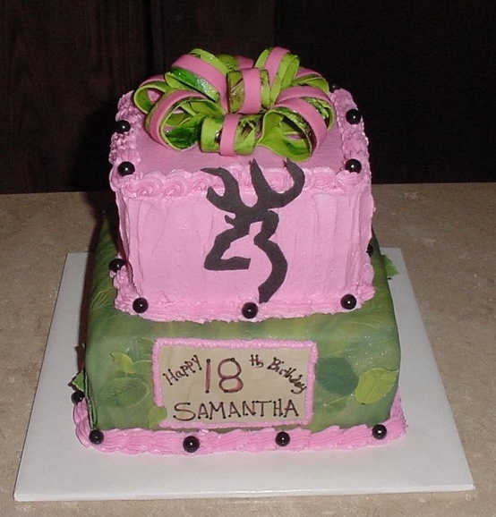 Pink Camo Birthday Cake Ideas