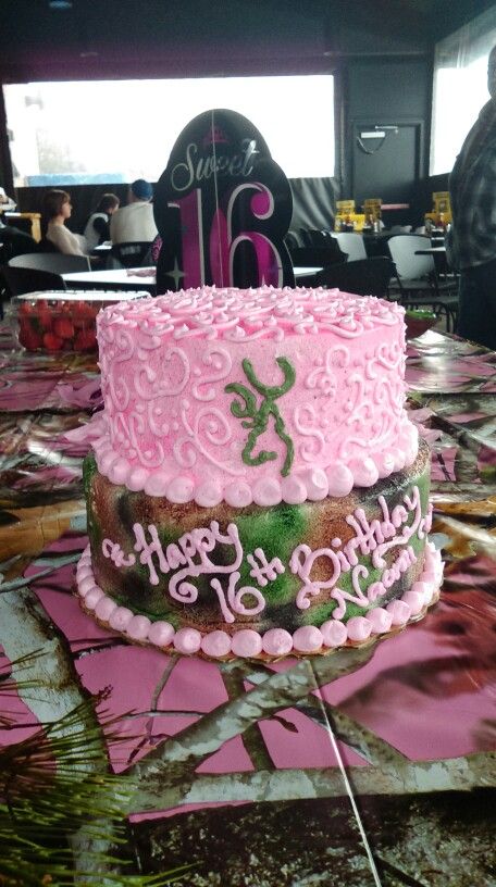 Pink Camo Birthday Cake Ideas