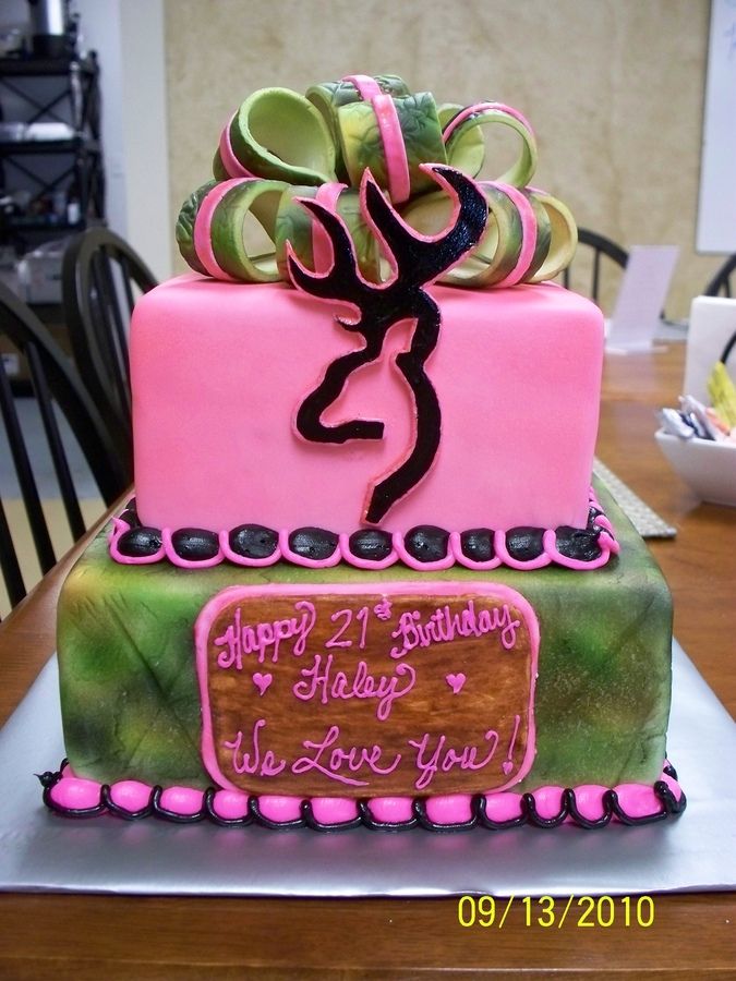 12 Photos of Hot Pink Camo Birthday Cakes