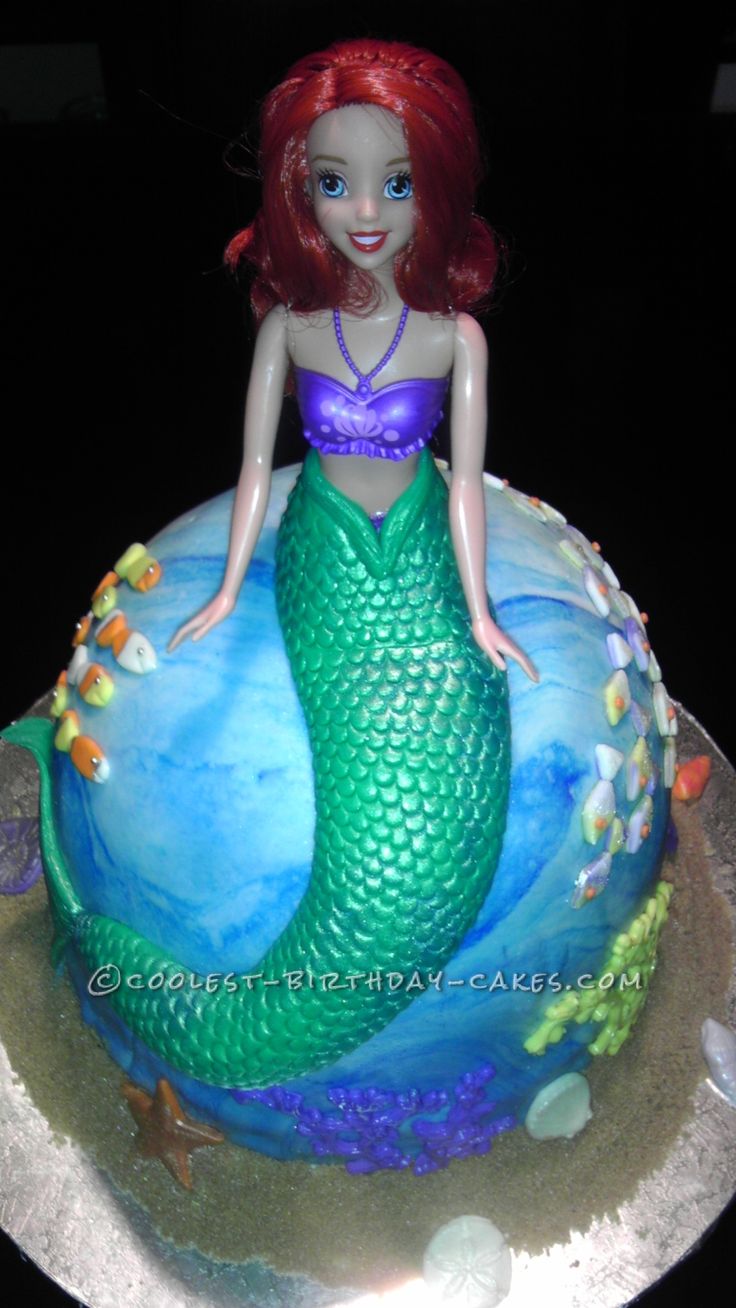 Princess Ariel Birthday Cake