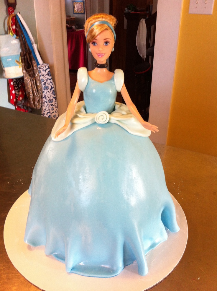 Princess Cinderella Doll Cake