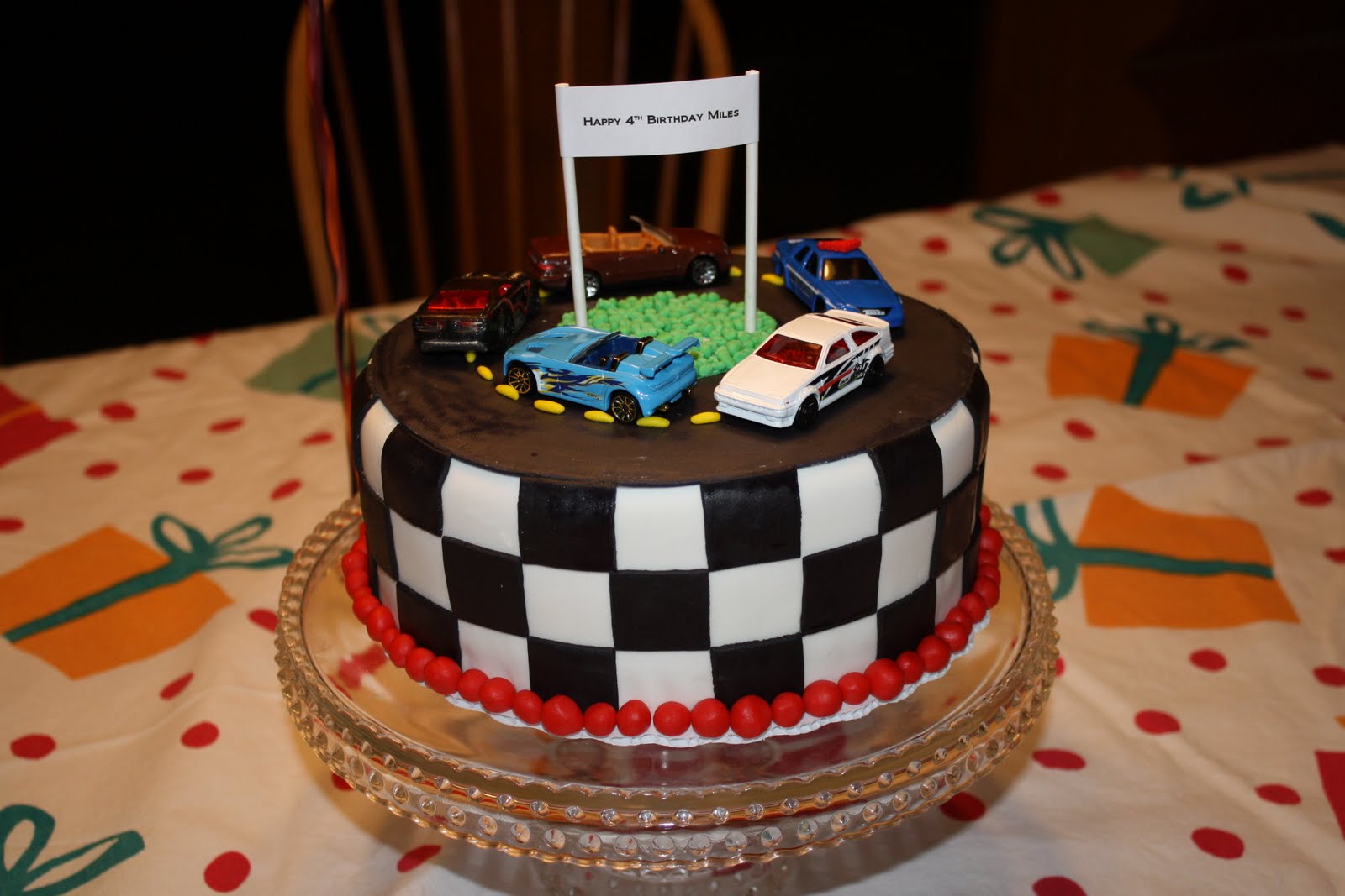 Race Car Birthday Cake