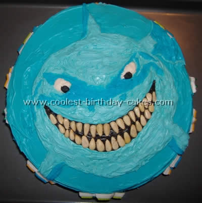 Shark Birthday Cake