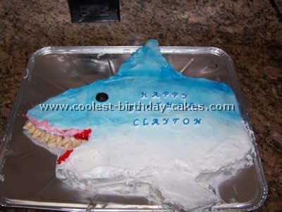 Shark Birthday Cake