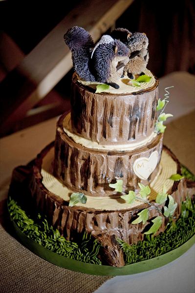 Squirrel Wedding Cake