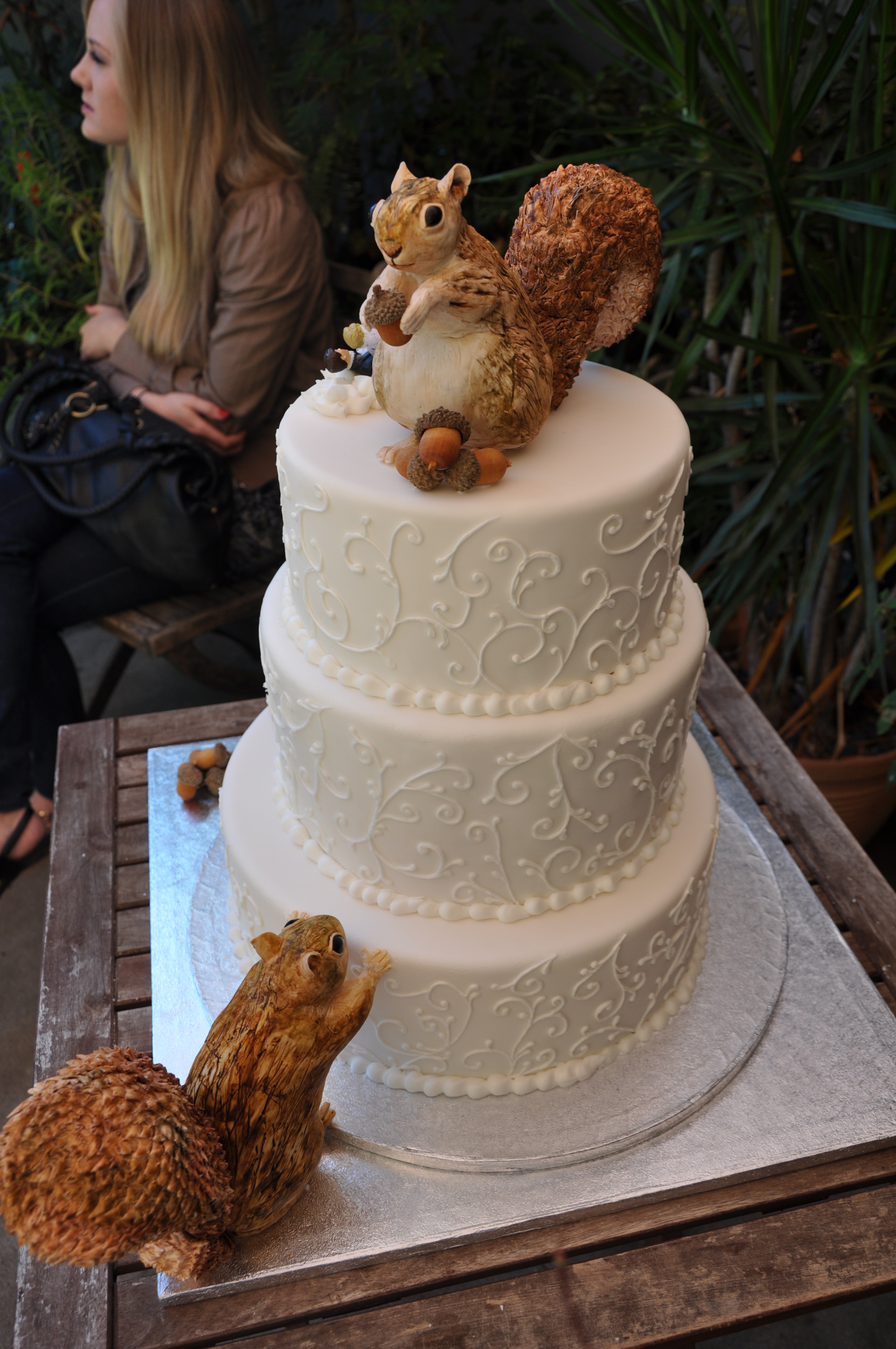 Squirrel Wedding Cake