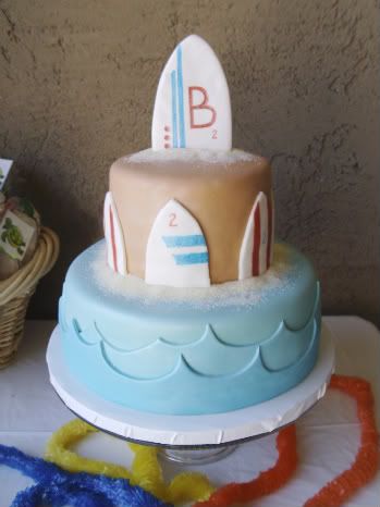 Surfboard Cake Ideas