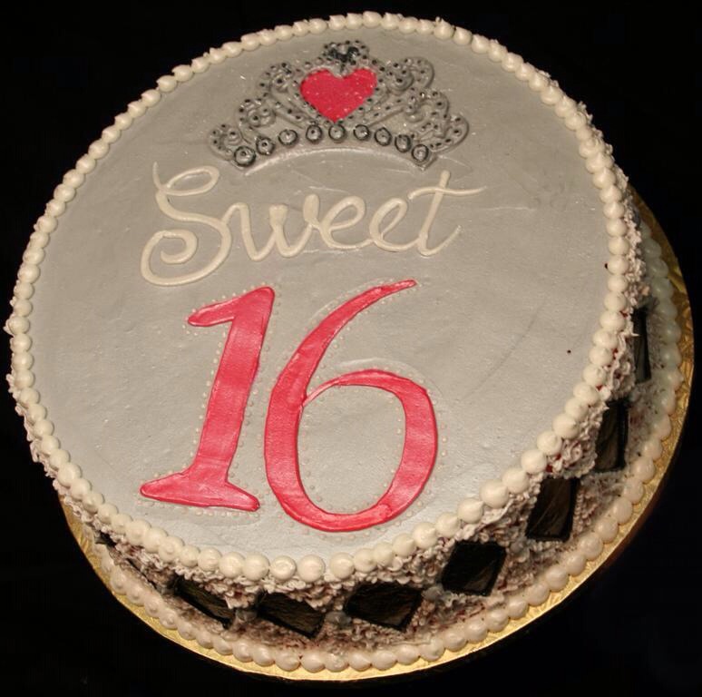 Sweet 16 Birthday Cake