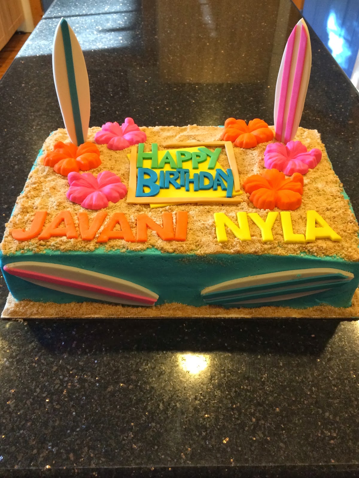 Teen Beach Birthday Cake