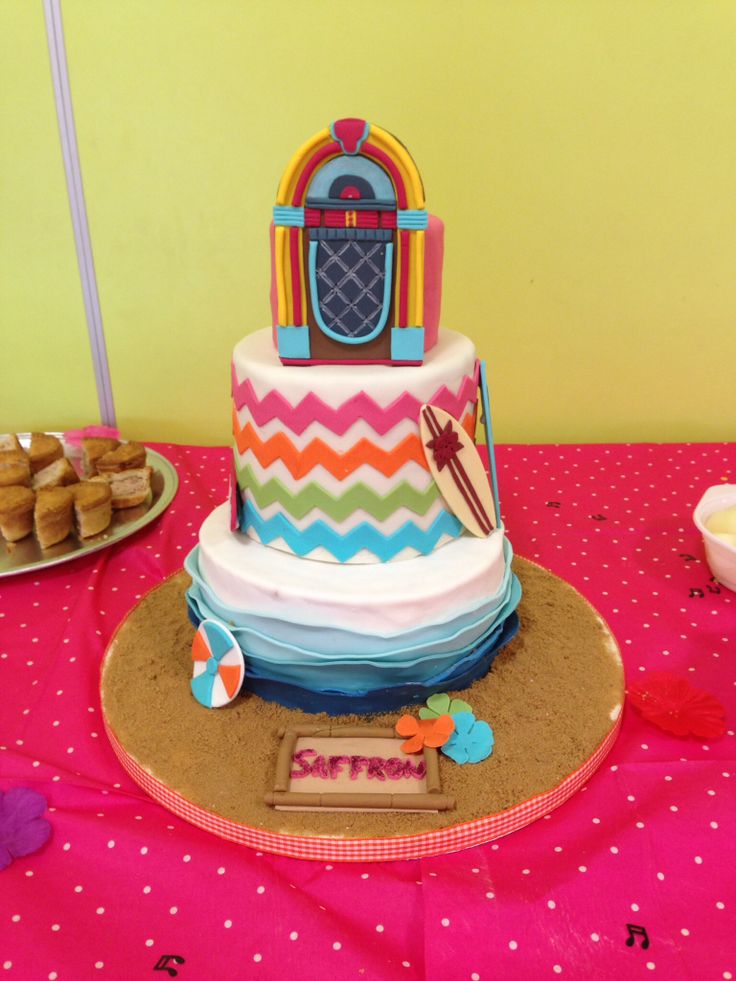 Teen Beach Movie Birthday Cake