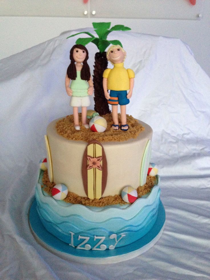 12 Photos of Teen Beach Birthday Cakes