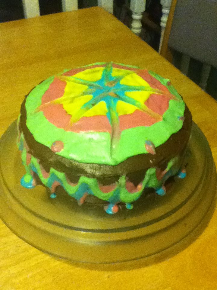 Tie Dye Birthday Cake