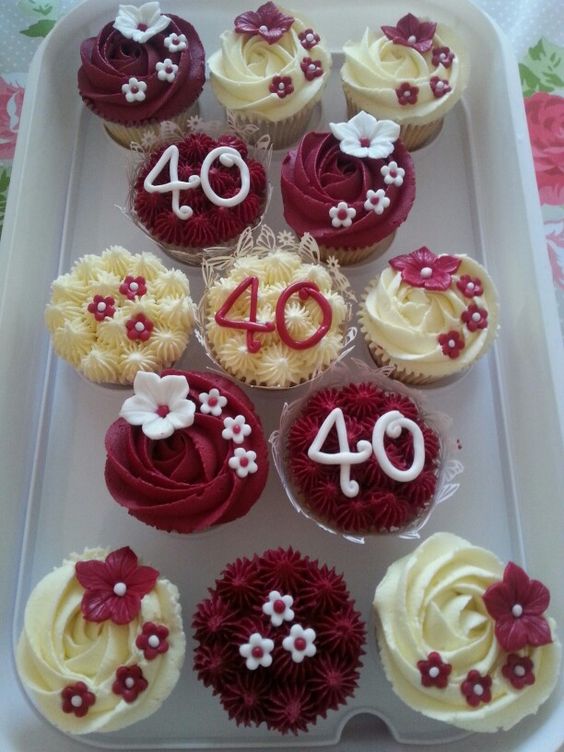 Wedding Anniversary Cupcake Ideas