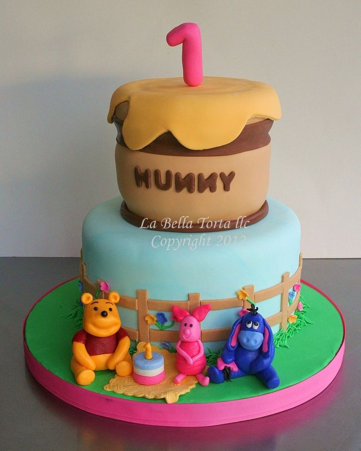 13 Photos of Winnie The Pooh Cakes For 1st Birthday