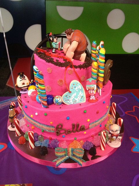 Wreck-It Ralph Sugar Rush Birthday Cake