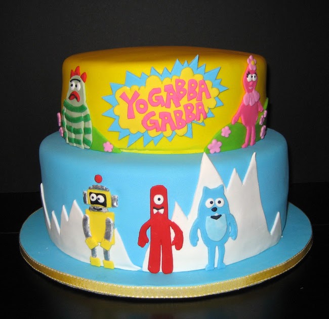 Yo Gabba Gabba Birthday Cake