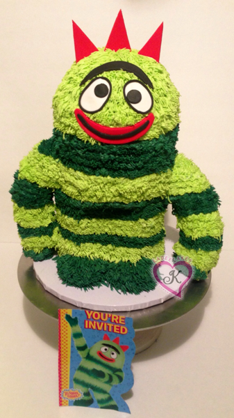 Yo Gabba Gabba Brobee Cake