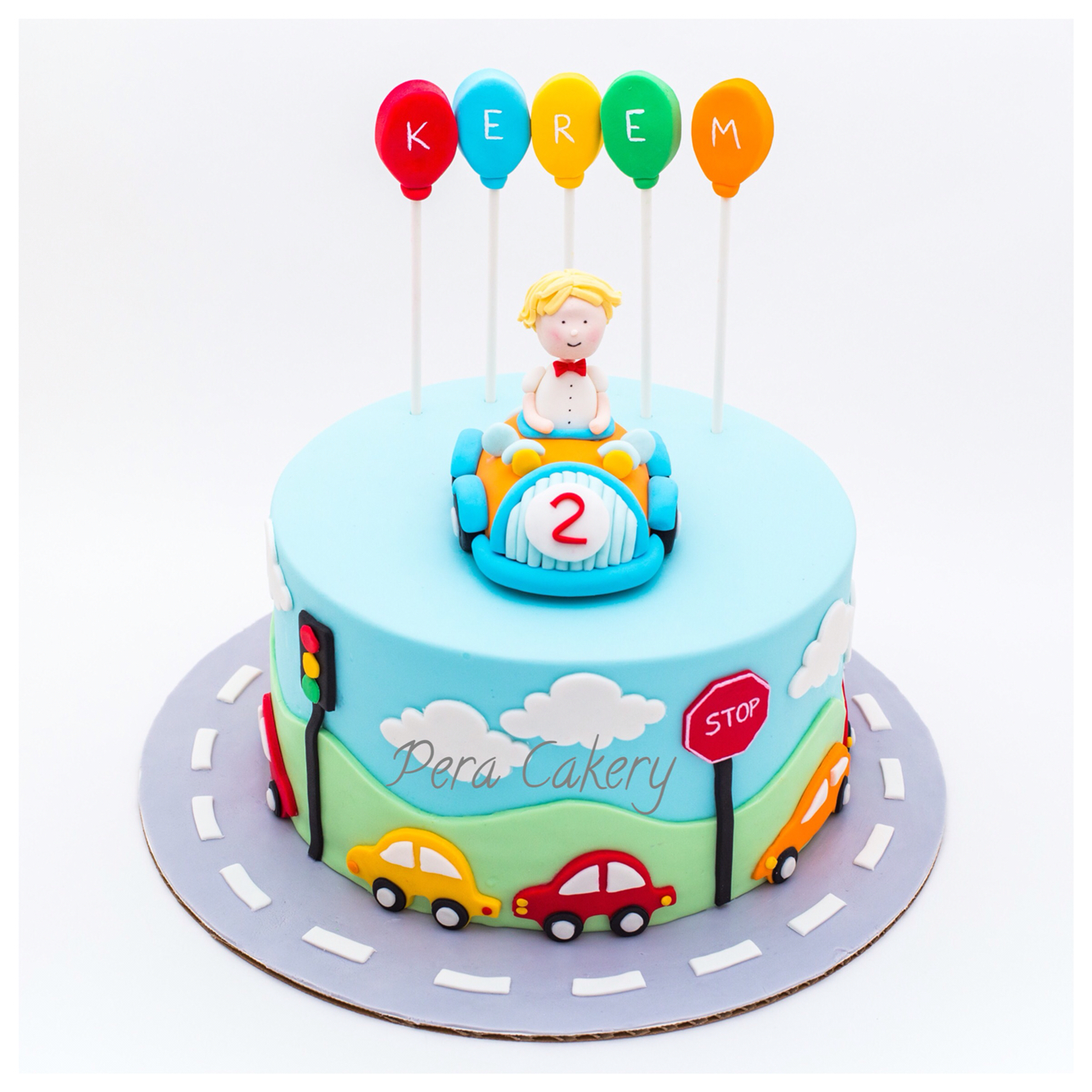 2 Year Old Boy Birthday Cake