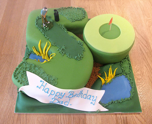 50th Birthday Golf Cake