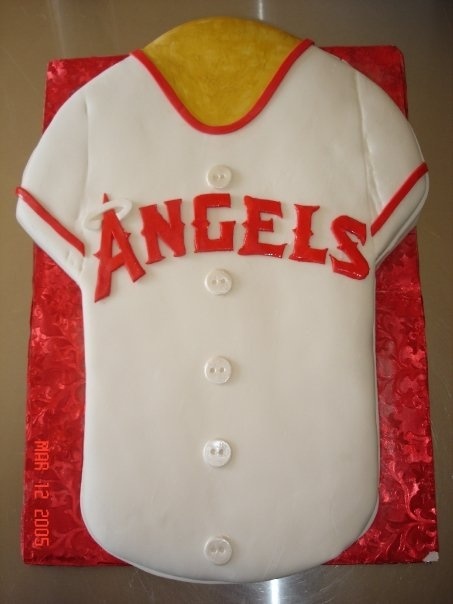 Angels Baseball Cake