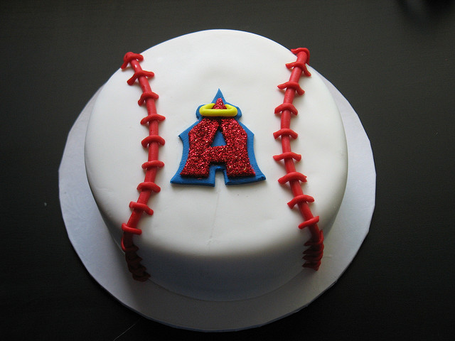 Angels Baseball Cake