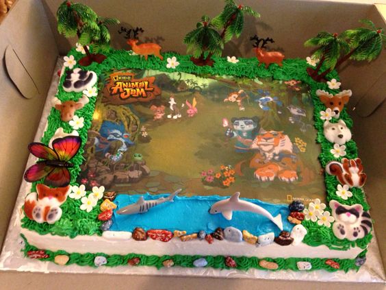 Animal Jam Birthday Cake