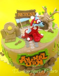 Animal Jam Birthday Cake